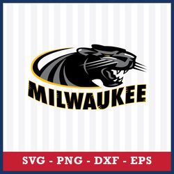 Wisconsin Milwaukee Panthers Svg, Wisconsin Milwaukee Panthers Logo Svg, NCAA Svg, Sport Svg, Png Dxf Eps File