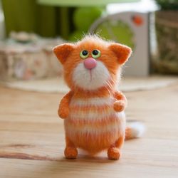 Fat cat crochet pattern - amigurumi cute cat pattern PDF in English