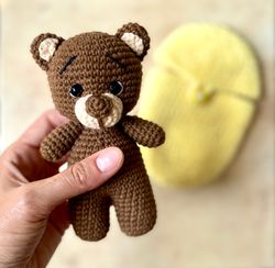 crochet pattern bear in egg - amigurumi teddy bear pattern - english pdf tutorial