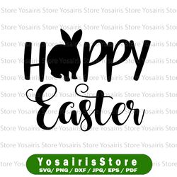 Bunny PNG | Hoppy Easter | digital download || DXF|| green spring SVG instant download