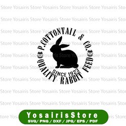 Peter Cottontail & Co. Quality Rabbit Feed sold here - Since 1923 - Easter sign Easter signs Spring sign happy easter