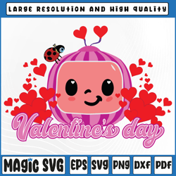 Valentine's Day Melons Svg Png, Love Cocomelon Svg, Boy Valentine's Day Svg, Valentine Day, Digital Download