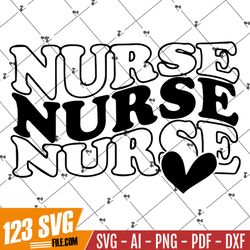Nurse SVG File Instant Download, Nurse Cut File for Cricut, Nurse Life svg, Medical Word SVG, Doctor svg, Nurse Shirt SV