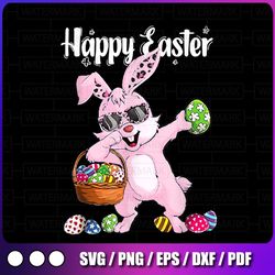 Dabbing Rabbit Easter Day PNG, Eggs Bunny Dabbing Png, Easter Png, Dabbing Easter Bunny Png, Easter Gifts