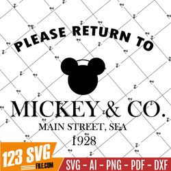 Mickey co SVG, easy cut file for Cricut, Layered by colour