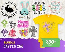 300 EASTER SVG BUNDLE - SVG, PNG, DXF, Files For Print And Cricut