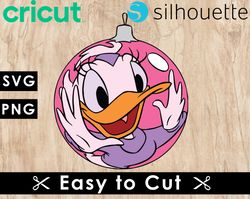 Daisy Duck Svg Files, Daisy Duck Png Files, Vector Png Images, Disney Micky SVG Cut File for Cricut, Clipart Bundle