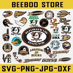Anaheim Ducks Bundle SVG, NHL svg, NHL svg, Hockey svg, Sports Svg Instant Download