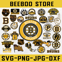 Boston Bruins Bundle SVG, NHL svg, NHL svg, Hockey svg, Sports Svg Instant Download