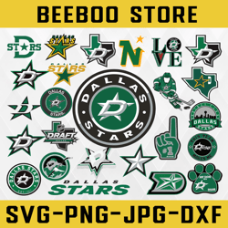 Dallas Stars Bundle SVG, NHL svg, NHL svg, Hockey svg, Sports Svg Instant Download