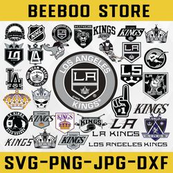 Los Angeles Kings Bundle SVG, NHL svg, NHL svg, Hockey svg, Sports Svg Instant Download