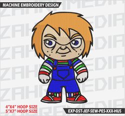 Machine Embroidery Design,Files, chucky , INSTANT DOWNLOAD