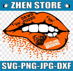 Cleveland Browns Lips Inspired png, Broncos png, Cleveland Browns s png, Cleveland Clipart, Sublimation Football /NFL