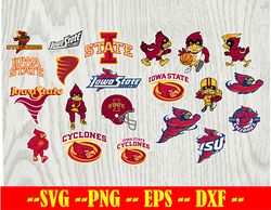 Iowa-State-Cyclones Football Team Svg,Iowa-State-Cyclones Svg,N C A A SVG, Logo bundle Instant Download