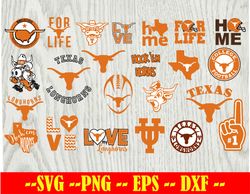Texas-Longhorns Football Team svg, Texas-Longhorns svg, N C A A SVG, Logo bundle Instant Download