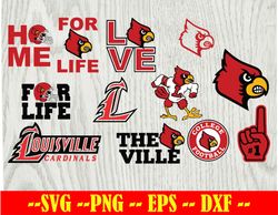 Louisville-Cardinals Football Team svg, Louisville-Cardinals svg, N C A A SVG, Logo bundle Instant Download