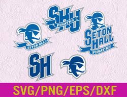 Seton-Hall svg, Seton-Hall-logo, n-c-aa team, College Football, College basketball, Logo bundle, Instant Download