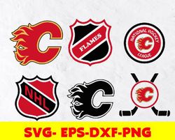 Calgary-Flames Hockey Teams Svg, Calgary-Flames svg, N--H--L Svg, N--H--L Svg