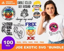 100 JOE EXOTIC SVG BUNDLE - SVG, PNG, DXF, EPS, PDF Files For Print And Cricut