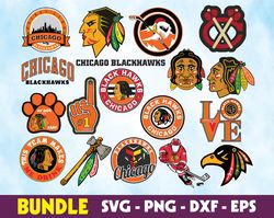 Chicago Blackhawks logo, bundle logo, svg, png, eps, dxf Hockey Teams Svg