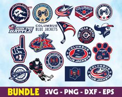 Columbus Blue Jackets logo, bundle logo, svg, png, eps, dxf Hockey Teams Svg
