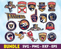 Florida Panthers logo, bundle logo, svg, png, eps, dxf, Hockey Teams Svg