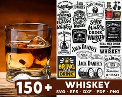 150 WHISKEY SVG BUNDLE - SVG, PNG, DXF, EPS, PDF Files For Print And Cricut