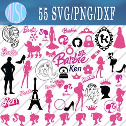Barbie svg, Barbie bundle svg, Png, Dxf, Cutting File, Svg Files for Cricut, Silhouette
