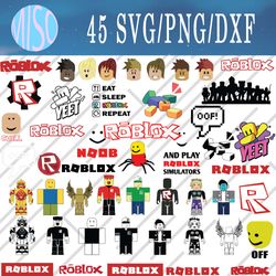 Roblox svg, Roblox bundle svg, Png, Dxf, Cutting File, Svg Files for Cricut, Silhouette