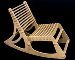 Digital Template Cnc Router Files Cnc Rocking Chair Files for Wood Laser Cut Pattern