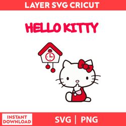 Hello Kitty Animated , Cute Cat Svg, Kitty Svg, Kawaii Kitty Clipart, Kawaii Kitty Svg, Png Digital File.