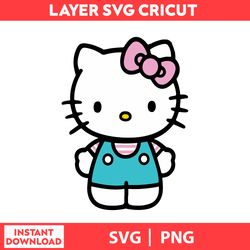 Figpin Hello Kitty, Cute Cat Svg, Kitty Svg, Kawaii Kitty Clipart, Kawaii Kitty Svg, Png Digital File.