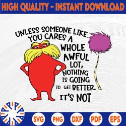 Lorax svg, Lorax Dr seuss svg, Lorax , Cat In The Hat png, svg, Svg for kids SVG File, Cricut, png