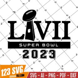 SuperBowl 57, Football SVG, cheer svg, football cheer, Super Bowl SVG, Cricut, Silhouette Cut File
