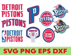 Detroit-Pistons svg, Basketball Team svg, Cleveland-Cavaliers svg, N--B--A Teams Svg, Instant Download,
