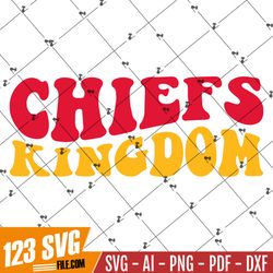 Chiefs City Kingdom Svg, Chiefs Mascot Svg, Team Mascot Svg, School Spirit svg, Chiefs Sublimation Png, Cricut Cut File,