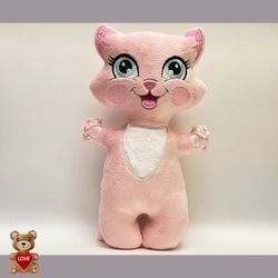 Personalised Cute Cat Stuffed toy ,Super cute personalised soft plush toy, Personalised Gift
