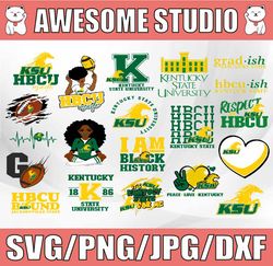 20 Files Kentucky State Svg, HBCU Teams svg, HBCU Football Svg, Sport Bundle Svg, Clipart