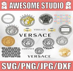 Versace svg, Versace logo svg, Pattern svg, Versace logo designs, Sport Svg, Logo Bundle Svg, Clipart