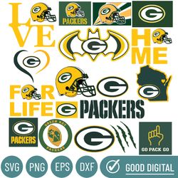 Green Bay Packers Svg, Green Bay Packer s svg, NFL Teams svg, NFL Svg, Png, Dxf, Eps, Instant Download