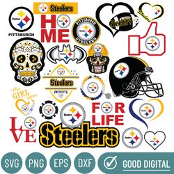 Pittsburgh Steelers svg, Pittsburgh Steelers Football Teams Svg, Bundle Files, NFL Teams svg, NFL Svg, Png, Dxf, Instant