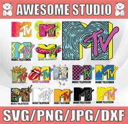 MTV Bundle SVG, PNG Cricut Ready, Cut Files, Digital Vector File, Sport Svg, Logo Bundle Svg, Clipart