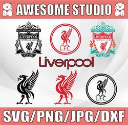 Football Bundle, Liverpool svg, lfc svg, cutfile, football svg, Sport Svg, Logo Bundle Svg, Clipart