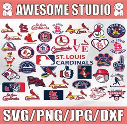 55 Files St Louis Cardinals svg, Cut Files, SVG Files, Sport Svg, MLBG Svg, Clipart