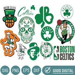 Celtic Baston Svg Vector Bundle, NBA Svg, Png, Dxf, Bundle Svg Files