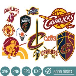 Cleveland Cavaliers Basketball Svg, Digital Download, NBA Teams Svg, Basketball Shirt Svg, Cleveland Basketball Svg