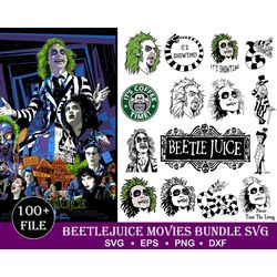 100 Beetlejuice Bundle Svg, Beetlejuice Svg, Horror Movie Svg, Zombie Svg, Sandworm Svg, Lydia Deetz Svg, Beetlejuice Cr