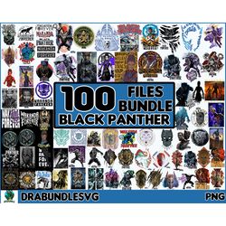 100 Black Panther PNG, Black Panther Print, Black Panther Sublimation, Black Panther Wakanda Forever Png Download, Clip