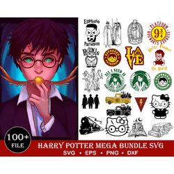 100 Harry potter bundle svg,Harry potter Christmas svg, Christmas svg,dxf,png Digital Dowload