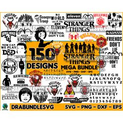 150 Hellfire Club Svg,Stranger Things SVG Bundle, Stranger Things PNG Bundle, Stranger Things Bundle, Stranger Things Cu